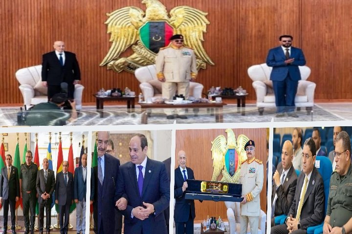 With Egyptian participation… Following the opening of the Marshal Khalifa  Haftar military city west of Benghazi - بروجرام